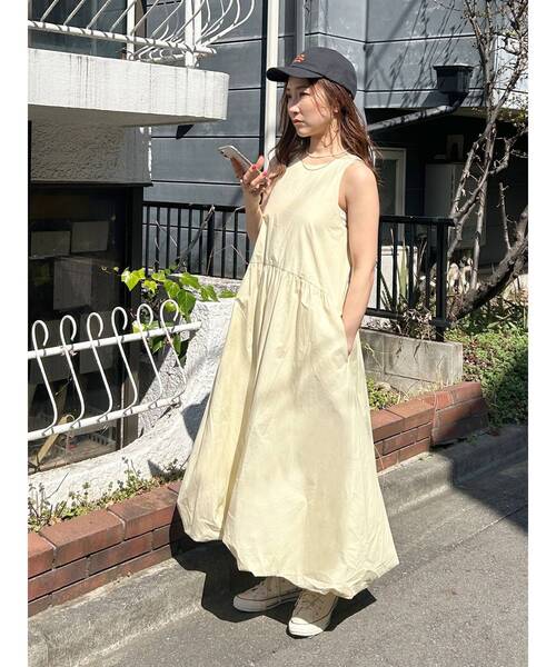 Ungrid（アングリッド）の「バルーンボリュームワンピース（ワンピース・レディース・その他1/イエロー/ブラック・FREE）」の6枚目の写真