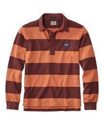L.L.Bean | ビンテージ・ソフト・ラグビー、ストライプ 米国フィット・レギュラー(ポロシャツ)