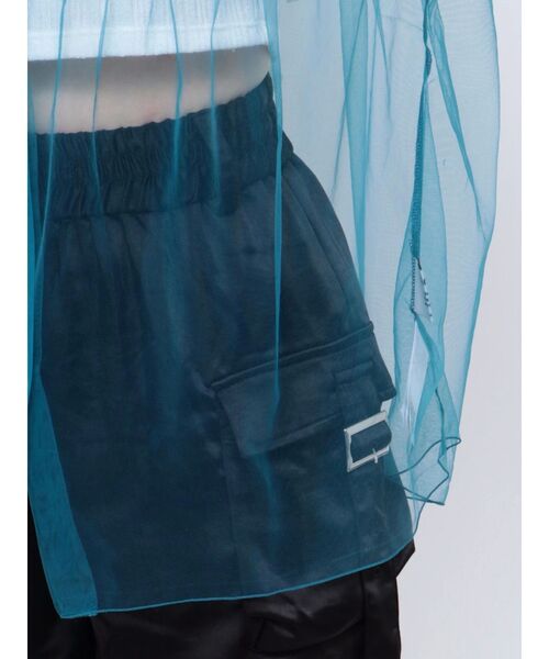 jouetie(ジュエティ)の「チュールフリルルーズブラウス(シャツ/ブラウス・レディース・オフホワイト/ブラック/ブルー・MEDIUM)」の10枚目の写真