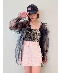 jouetie | チュールフリルルーズブラウス(シャツ/ブラウス)