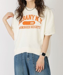 DOUBLE NAME | ダブルリブ カレッジロゴプルオーバー(Tシャツ/カットソー)