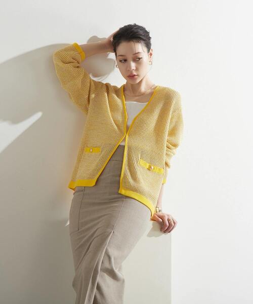 Liesse（リエス）の「サマーニットジャケット（ニット/セーター）」 - WEAR