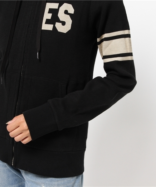 HYSTERIC GLAMOUR(ヒステリックグラマー)の「EDIE 1969 pt PK(パーカー・レディース・ネイビー/トップグレー/ブラック・FREE)」の9枚目の写真