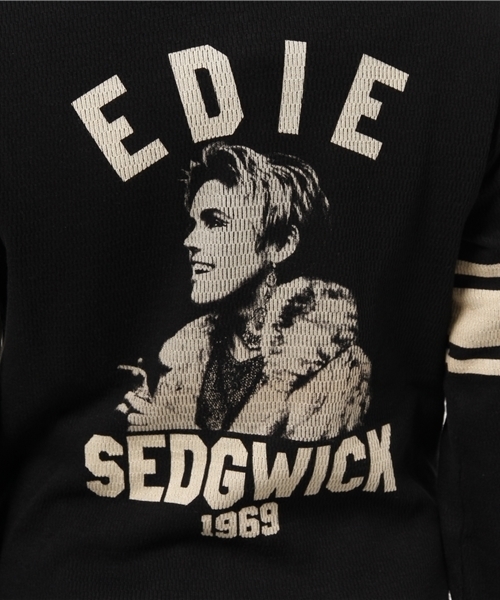 HYSTERIC GLAMOUR(ヒステリックグラマー)の「EDIE 1969 pt PK(パーカー・レディース・ネイビー/トップグレー/ブラック・FREE)」の14枚目の写真