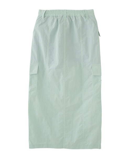 X-girl（エックスガール）の「LIGHTWEIGHT CARGO SKIRT（スカート・レディース・ブラック/ライトグリーン/ライトグレー・S/M）」の17枚目の写真