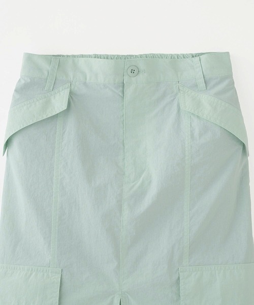 X-girl（エックスガール）の「LIGHTWEIGHT CARGO SKIRT（スカート・レディース・ブラック/ライトグリーン/ライトグレー・S/M）」の18枚目の写真