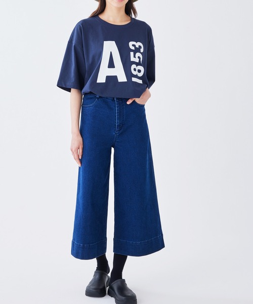 AIGLE（エーグル）の「ヘビーウェイトコットン オーバーサイズ ビッグロゴ 半袖Tシャツ（Tシャツ/カットソー・メンズ・ブラック/ライトブルー/ダークグリーン/ネイビー/ホワイト/レッド・XL/S/XXS/XS/M/L）」の11枚目の写真