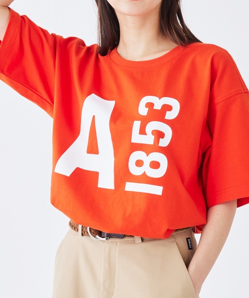 AIGLE（エーグル）の「ヘビーウェイトコットン オーバーサイズ ビッグロゴ 半袖Tシャツ（Tシャツ/カットソー・メンズ・ブラック/ライトブルー/ダークグリーン/ネイビー/ホワイト/レッド・XL/S/XXS/XS/M/L）」の20枚目の写真