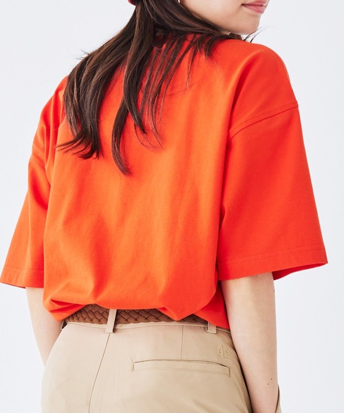 AIGLE（エーグル）の「ヘビーウェイトコットン オーバーサイズ ビッグロゴ 半袖Tシャツ（Tシャツ/カットソー・メンズ・ブラック/ライトブルー/ダークグリーン/ネイビー/ホワイト/レッド・XL/S/XXS/XS/M/L）」の22枚目の写真