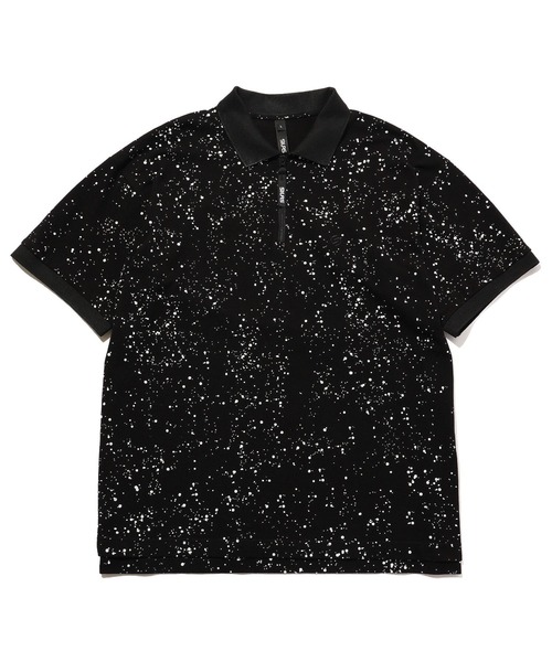 SILAS（サイラス）の「SPUTTERING POLO SHIRT（シャツ/ブラウス・メンズ・ホワイト/ブラック・M/L/XL）」の2枚目の写真