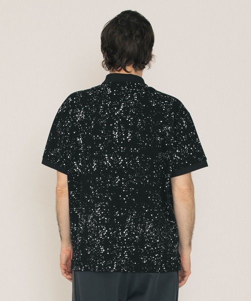 SILAS（サイラス）の「SPUTTERING POLO SHIRT（シャツ/ブラウス・メンズ・ホワイト/ブラック・M/L/XL）」の5枚目の写真