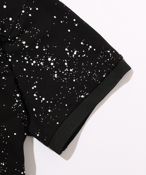 SILAS（サイラス）の「SPUTTERING POLO SHIRT（シャツ/ブラウス・メンズ・ホワイト/ブラック・M/L/XL）」の11枚目の写真