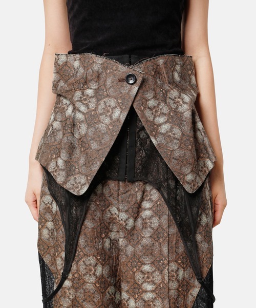 iRENE（アイレネ）の「レースレイヤードコルセット / Lace Layered Corset（ベルト・レディース・マルチ・36）」の3枚目の写真