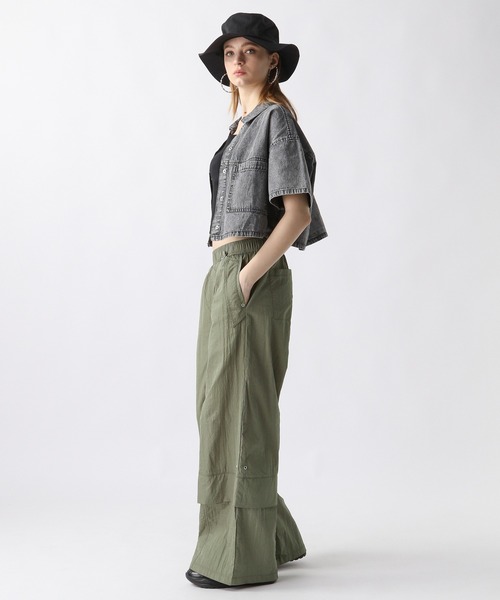 FOREVER 21（フォーエバー トゥエンティーワン）の「【2024SS】撥水ナイロンハット（ハット・レディース・ブラック/カーキ・FREE）」の15枚目の写真