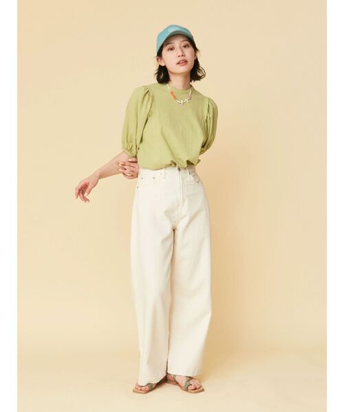 Ungrid(アングリッド)の「【WEB限定】パフスリーブブラウス(シャツ/ブラウス・レディース・ブラック/オフホワイト/グリーン系その他・FREE)」の22枚目の写真