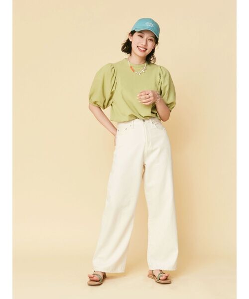 Ungrid(アングリッド)の「【WEB限定】パフスリーブブラウス(シャツ/ブラウス・レディース・ブラック/オフホワイト/グリーン系その他・FREE)」の21枚目の写真