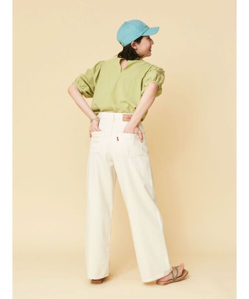 Ungrid(アングリッド)の「【WEB限定】パフスリーブブラウス(シャツ/ブラウス・レディース・ブラック/オフホワイト/グリーン系その他・FREE)」の20枚目の写真