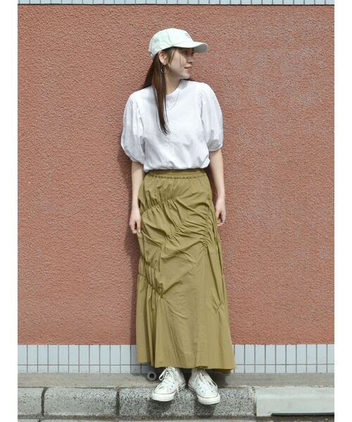 Ungrid(アングリッド)の「【WEB限定】パフスリーブブラウス(シャツ/ブラウス・レディース・ブラック/オフホワイト/グリーン系その他・FREE)」の16枚目の写真