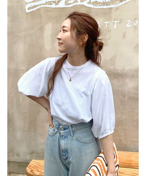 Ungrid(アングリッド)の「【WEB限定】パフスリーブブラウス(シャツ/ブラウス・レディース・ブラック/オフホワイト/グリーン系その他・FREE)」の12枚目の写真