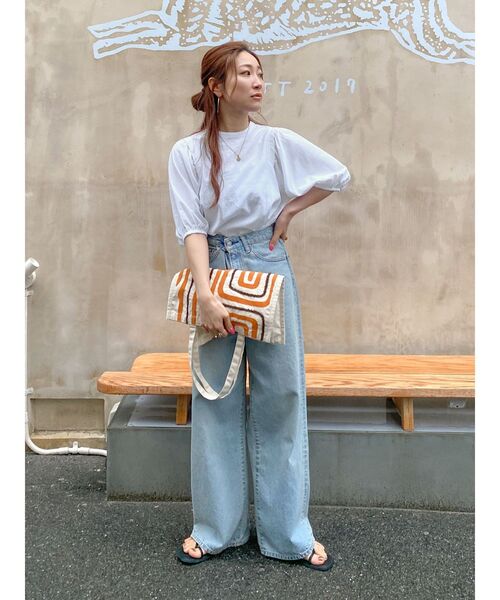 Ungrid(アングリッド)の「【WEB限定】パフスリーブブラウス(シャツ/ブラウス・レディース・ブラック/オフホワイト/グリーン系その他・FREE)」の9枚目の写真