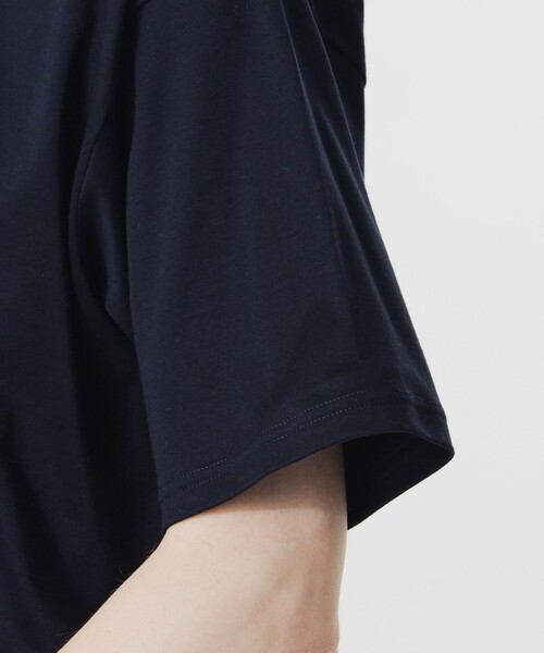 LOVELESS(ラブレス)の「シルケットスムースTシャツ(Tシャツ/カットソー・メンズ・オフホワイト/ブラック/ダークネイビー・S/M/L)」の10枚目の写真