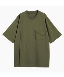 aimoha outdoor ユニセックス　オーバーサイズポケット半袖Tシャツ (SS)