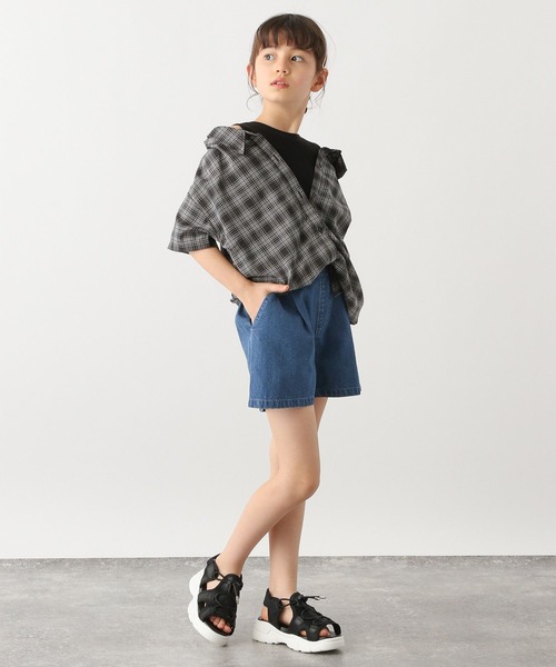 GLOBAL WORK（グローバルワーク）の「3SETビスチェセット半袖/キッズ/102724（サロペット/オーバーオール・キッズ・グレイッシュベージュ/ブルー・160cm/170cm/150cm/120cm/140cm/130cm）」の14枚目の写真