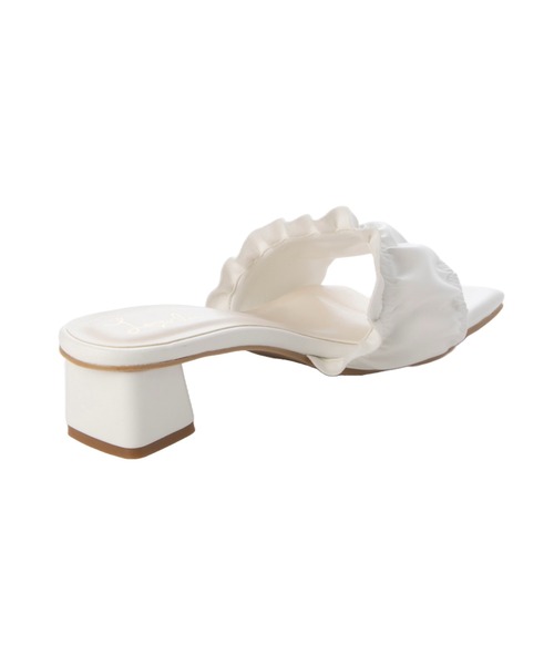 Launa lea（ラウナレア）の「ギャザーミュールサンダル(0566)（サンダル・レディース・レッド/ライトベージュ/ブラック/ホワイト・L/M/LL/S）」の20枚目の写真