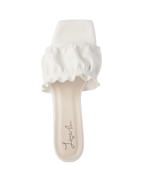 Launa lea（ラウナレア）の「ギャザーミュールサンダル(0566)（サンダル・レディース・レッド/ライトベージュ/ブラック/ホワイト・L/M/LL/S）」の21枚目の写真