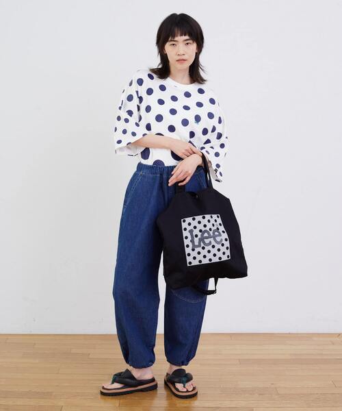 FRAPBOIS（フラボア）の「FRAPBOIS BIGトート（トートバッグ・レディース・ブラック/サックスブルー・FREE）」の20枚目の写真