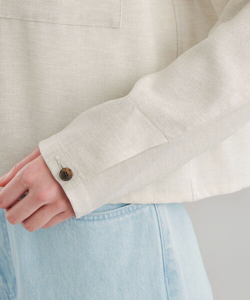 セール】GREY LABEL リネンライクオックストラッカージャケット