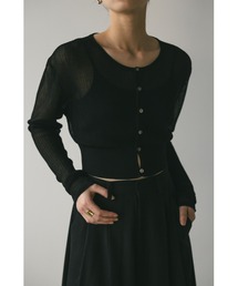 STYLEMIXER | シアークロシェカーディガン(カーディガン/ボレロ)