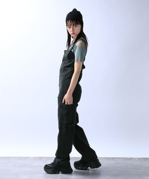 JEANASIS（ジーナシス）の「シアーコンビニットプルオーバーSS/120608（Tシャツ/カットソー・レディース・グレー系その他/ブラック/パープル・FREE）」の7枚目の写真
