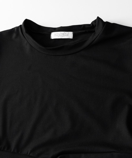 Miniministore(ミニミニストア)の「へそ出し トップス レディース 半袖(Tシャツ/カットソー・レディース・ホワイト/ブラック・FREE)」の17枚目の写真