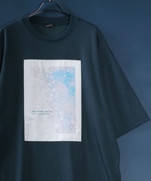 ANPAS | Cool Touch Front & Back Print Grafic Pattern T-shirt/接触冷感 バックプリント 前面プリント グラフィック 半袖Tシャツ メンズ レディース(Tシャツ/カットソー)