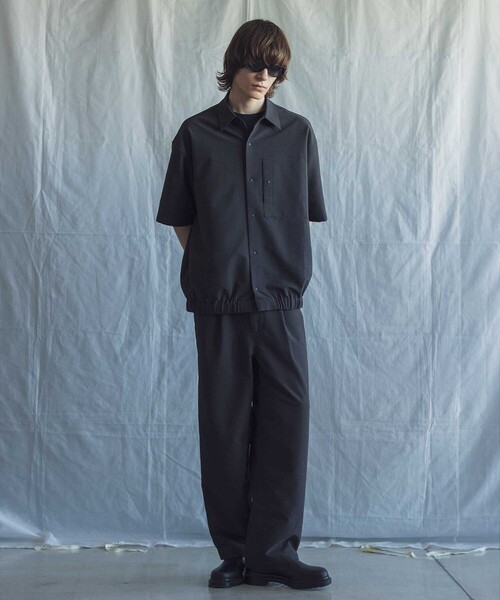 MONKEY TIME（モンキータイム）の「サッカー シャーリング スナップ シャツ（シャツ/ブラウス・メンズ・ブラック/その他1・L/M/S/XL）」の9枚目の写真