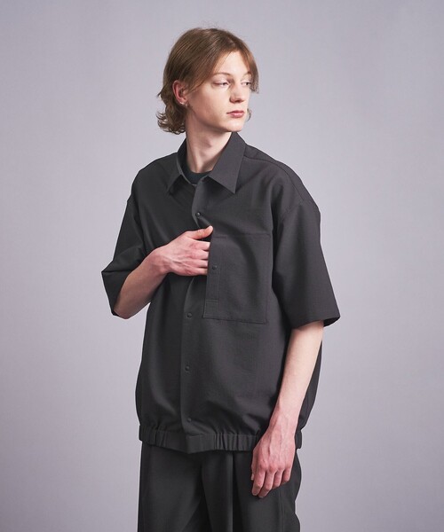 MONKEY TIME（モンキータイム）の「サッカー シャーリング スナップ シャツ（シャツ/ブラウス・メンズ・ブラック/その他1・L/M/S/XL）」の11枚目の写真