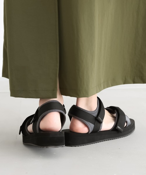 n'OrLABEL（ノアールレーベル）の「『ネオプレーンテープデザインサンダル』（サンダル・レディース・グレー/カーキ・L/M/LL）」の9枚目の写真