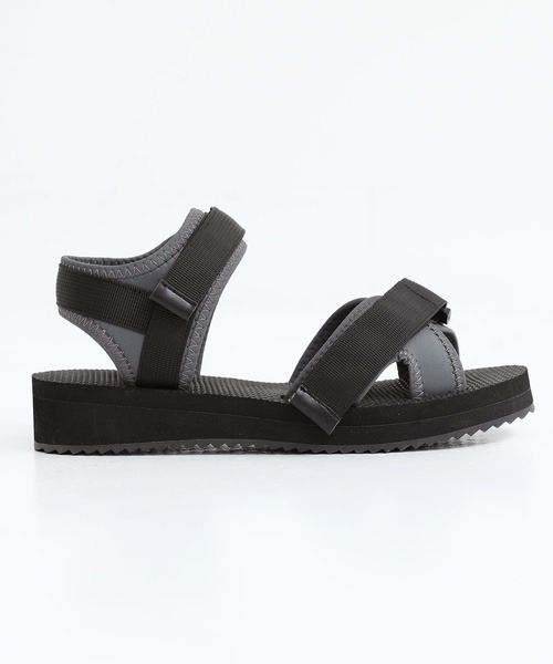 n'OrLABEL（ノアールレーベル）の「『ネオプレーンテープデザインサンダル』（サンダル・レディース・グレー/カーキ・L/M/LL）」の11枚目の写真