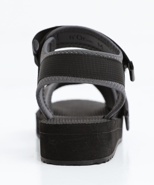n'OrLABEL（ノアールレーベル）の「『ネオプレーンテープデザインサンダル』（サンダル・レディース・グレー/カーキ・L/M/LL）」の14枚目の写真