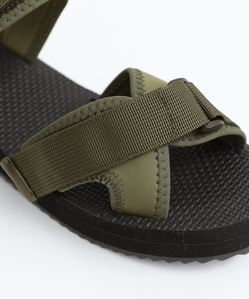 n'OrLABEL（ノアールレーベル）の「『ネオプレーンテープデザインサンダル』（サンダル・レディース・グレー/カーキ・L/M/LL）」の15枚目の写真