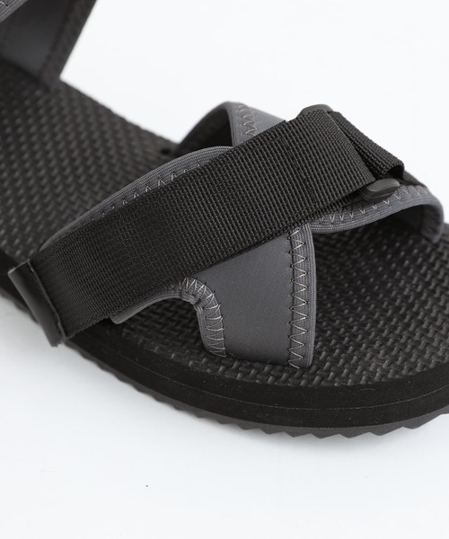 n'OrLABEL（ノアールレーベル）の「『ネオプレーンテープデザインサンダル』（サンダル・レディース・グレー/カーキ・L/M/LL）」の16枚目の写真