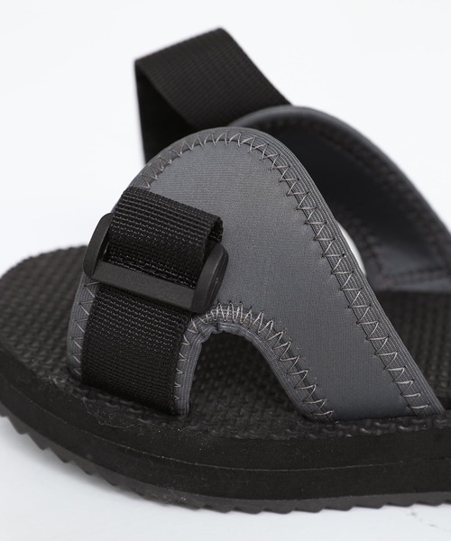 n'OrLABEL（ノアールレーベル）の「『ネオプレーンテープデザインサンダル』（サンダル・レディース・グレー/カーキ・L/M/LL）」の17枚目の写真