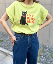 ターンバックCATロゴTシャツ