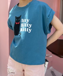 ターンバックCATロゴTシャツ
