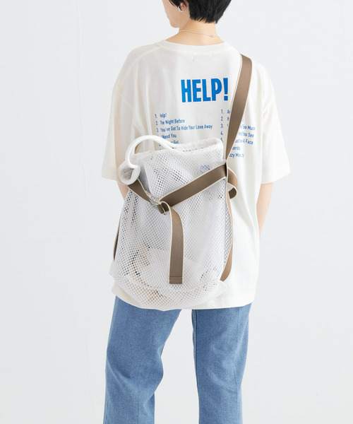 URBAN RESEARCH（アーバンリサーチ）の「メッシュベルトトートバッグ（トートバッグ・レディース・ブラック/ホワイト・-）」の9枚目の写真