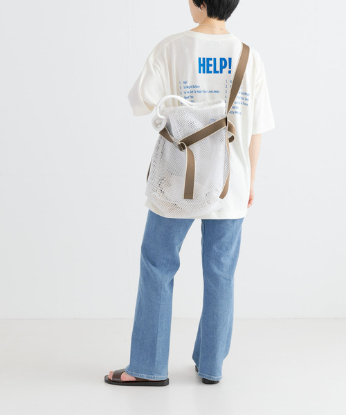 URBAN RESEARCH（アーバンリサーチ）の「メッシュベルトトートバッグ（トートバッグ・レディース・ブラック/ホワイト・-）」の11枚目の写真