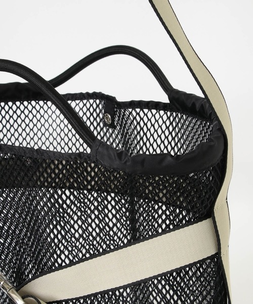 URBAN RESEARCH（アーバンリサーチ）の「メッシュベルトトートバッグ（トートバッグ・レディース・ブラック/ホワイト・-）」の17枚目の写真