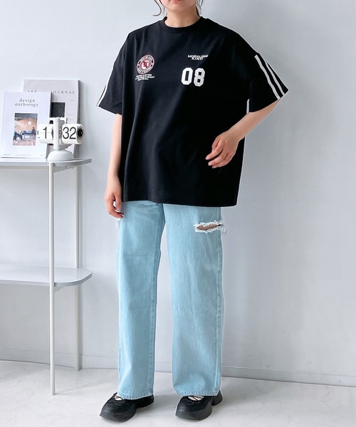 ピアスTシャツ2点 ボディピアスオーバーTシャツ / Body Piercing Over Tee（T
