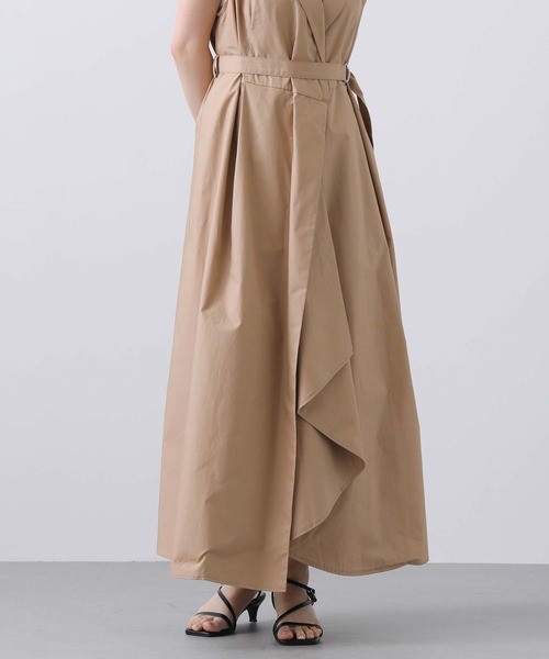 Gready Brilliant（グレディブリリアン）の「ＣアシメタックヘムＶ衿シャツワンピース（シャツワンピース・レディース・ダークネイビー/キャメル・38）」の17枚目の写真